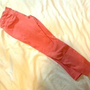 Coral pixie ankle pants